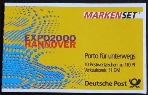 DEUTSCHLAND 1999 Mi-Nr. MH 39 Markenheft/booklet ** MNH