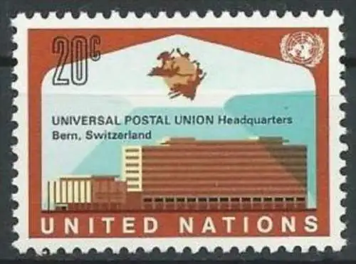 UNO NEW YORK 1971 Mi-Nr. 235 ** MNH