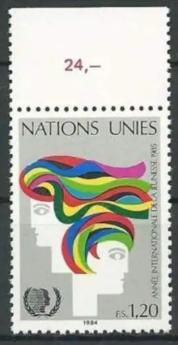 UNO GENF 1984 Mi-Nr. 126 ** MNH