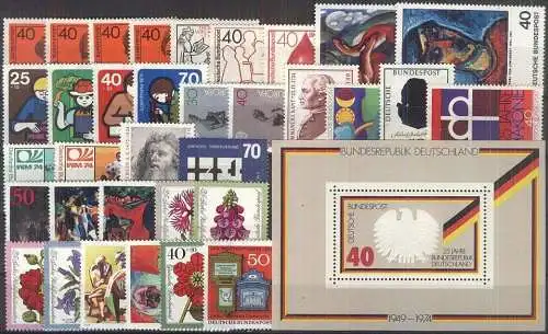 DEUTSCHLAND 1974 Mi-Nr. 791-25 Jahrgang/year set ** MNH