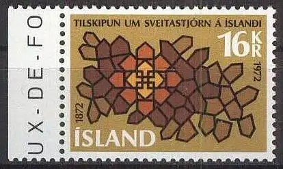 ISLAND 1972 Mi-Nr. 463 ** MNH