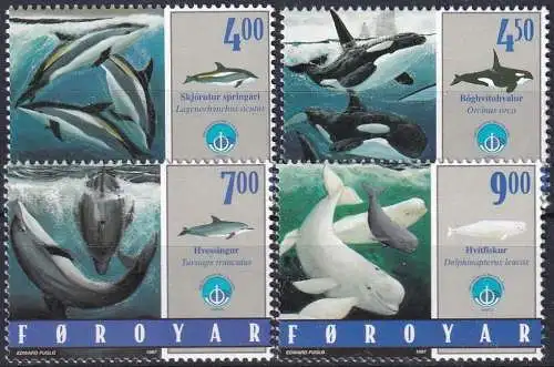 FÄRÖER 1998 Mi-Nr. 334/37 ** MNH