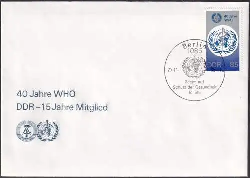 DDR 1988 Mi-Nr. 3214 FDC