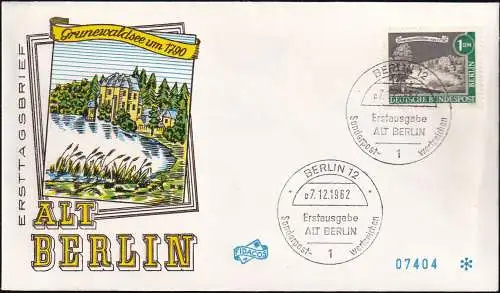 BERLIN 1962 Mi-Nr. 229 FDC