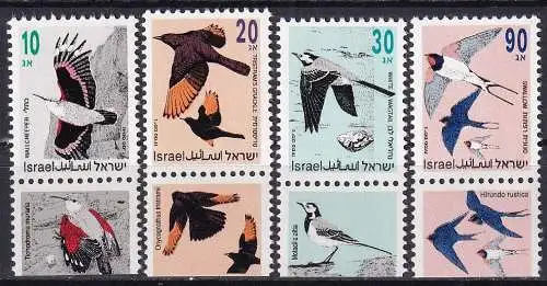 ISRAEL 1992 Mi-Nr. 1248/51 ** MNH