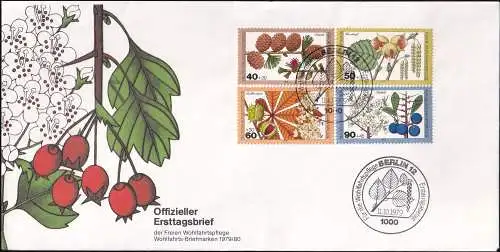 BERLIN 1979 Mi-Nr. 607/10 FDC