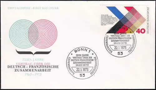 DEUTSCHLAND 1973 Mi-Nr. 753 FDC