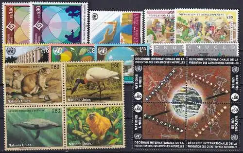 UNO GENF 1994 Mi-Nr. 243/260 kompletter Jahrgang/complete year set ** MNH