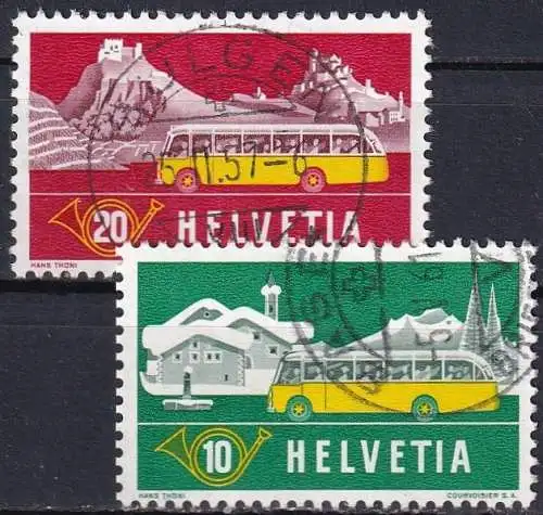 SCHWEIZ 1953 Mi-Nr. 586/87 o used