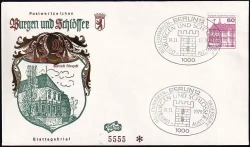 BERLIN 1979 Mi-Nr. 611 A FDC