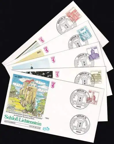 BERLIN 1982 Mi-Nr. 673/77 A FDC