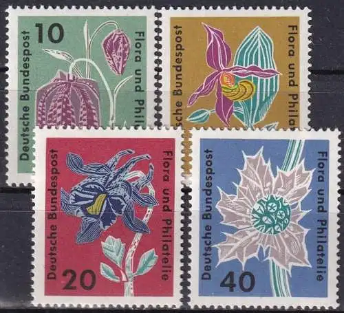 DEUTSCHLAND 1963 Mi-Nr. 392/95 ** MNH