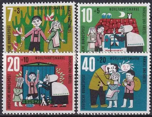 DEUTSCHLAND 1961 Mi-Nr. 369/72 ** MNH