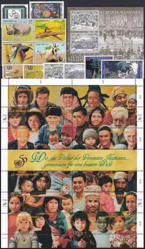 UNO WIEN 1995 Mi-Nr. 178-201 kompletter Jahrgang/complete year set ** MNH