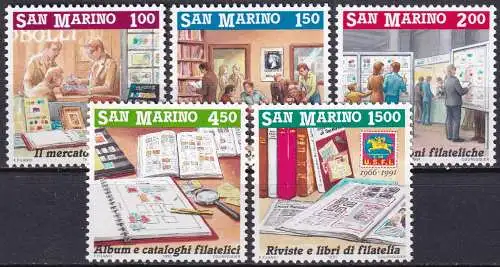 SAN MARINO 1991 Mi-Nr. 1467/71 ** MNH