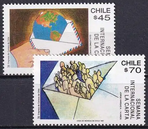 CHILE 1991 Mi-Nr. 1468/69 ** MNH