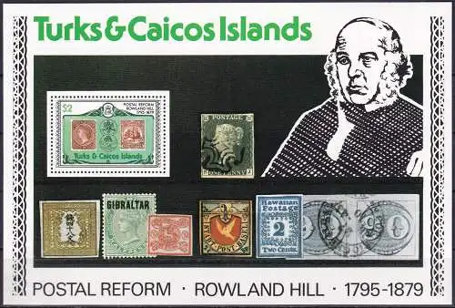 TURKS & CAICOS 1979 Mi-Nr. Block 16 ** MNH