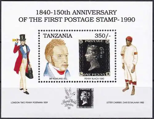 TANZANIA 1991 Mi-Nr. Block 131 ** MNH