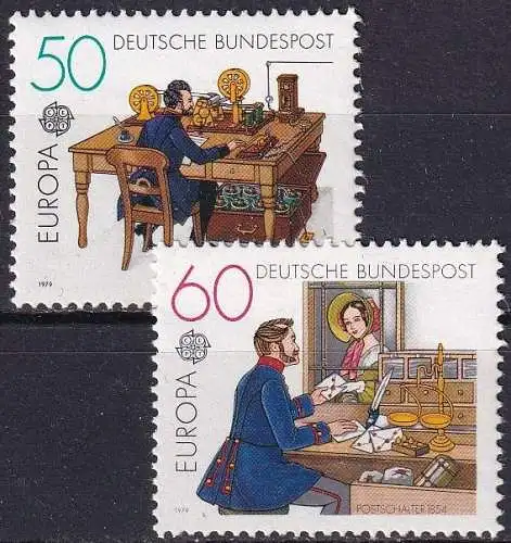 DEUTSCHLAND 1979 Mi-Nr. 1011/12 ** MNH