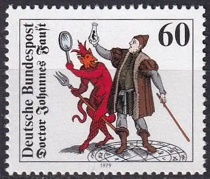 DEUTSCHLAND 1979 Mi-Nr. 1030 ** MNH