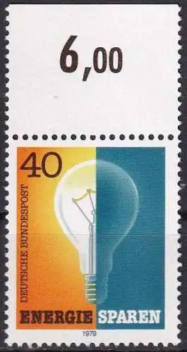 DEUTSCHLAND 1979 Mi-Nr. 1031 ** MNH