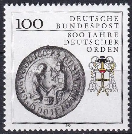 DEUTSCHLAND 1990 Mi-Nr. 1451 ** MNH