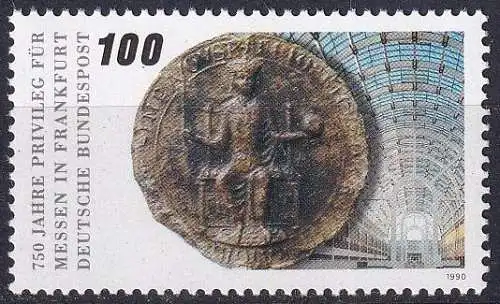 DEUTSCHLAND 1990 Mi-Nr. 1452 ** MNH