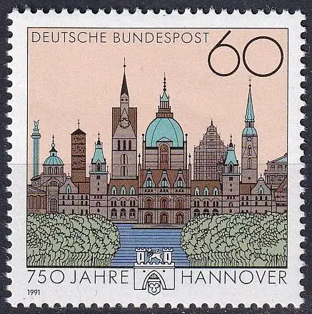 DEUTSCHLAND 1991 Mi-Nr. 1491 ** MNH