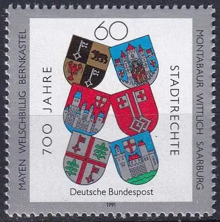 DEUTSCHLAND 1991 Mi-Nr. 1528 ** MNH