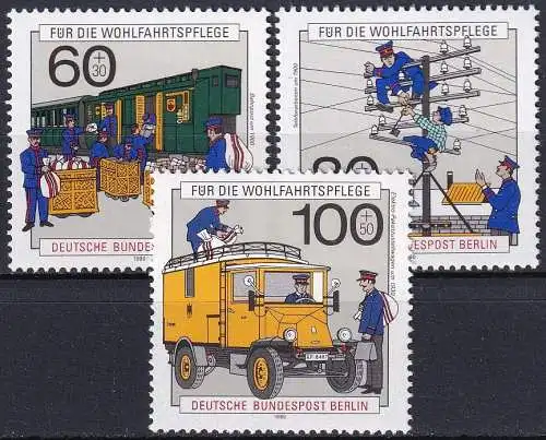 BERLIN 1990 Mi-Nr. 876/78 ** MNH