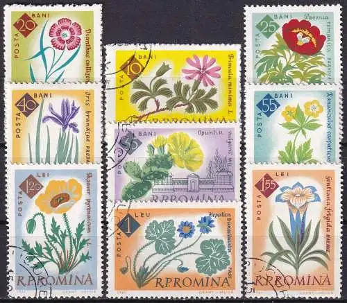 RUMÄNIEN 1961 Mi-Nr. 2020/28 o used