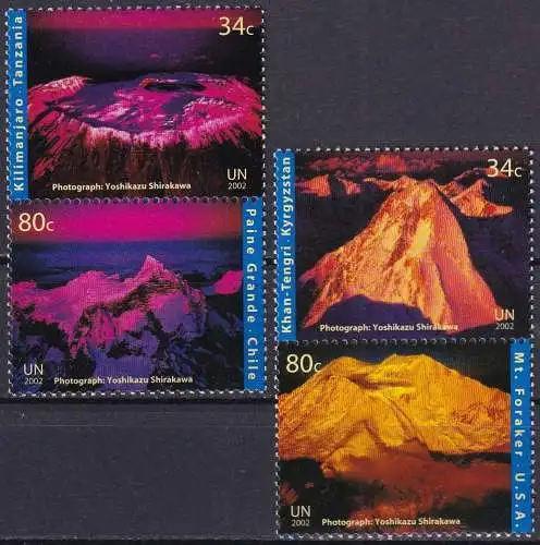 UNO NEW YORK 2002 Mi-Nr. 896/99 ** MNH