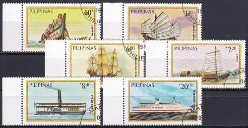 PHILIPPINEN 1984 Mi-Nr. 1629/34 o used - aus Abo