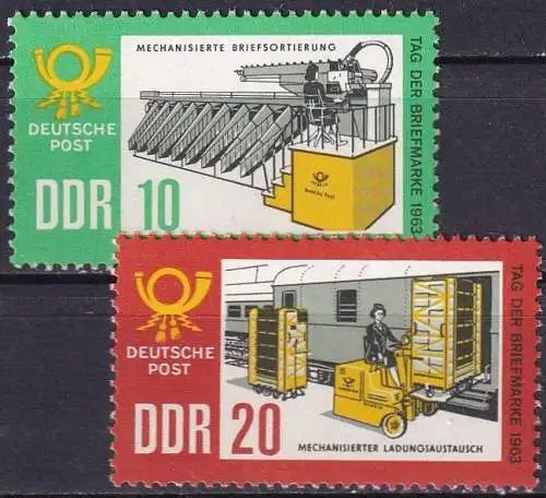 DDR 1963 Mi-Nr. 998/99 ** MNH