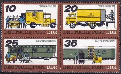 DDR 1978 Mi-Nr. 2299/02 Zusammendruck ** MNH