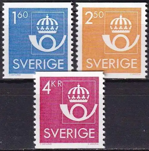 SCHWEDEN 1985 Mi-Nr. 1316/18 ** MNH