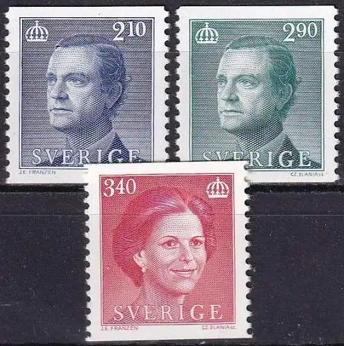 SCHWEDEN 1986 Mi-Nr. 1369/71 ** MNH