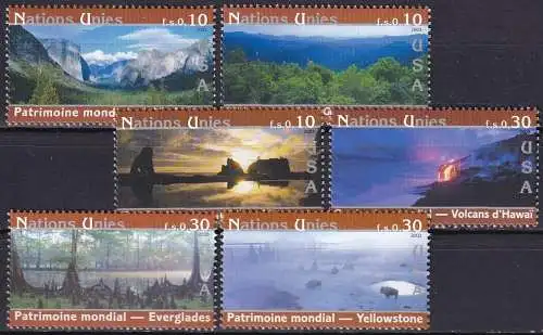 UNO GENF 2003 Mi-Nr. 475/80 ** MNH