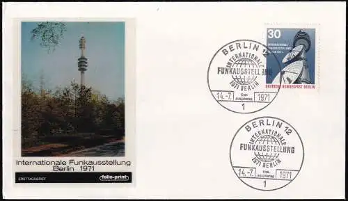 BERLIN 1971 Mi-Nr. 391 FDC