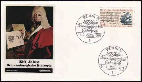 BERLIN 1971 Mi-Nr. 392 FDC