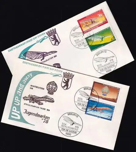 BERLIN 1978 Mi-Nr. 563/66 FDC