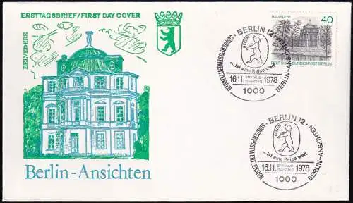 BERLIN 1978 Mi-Nr. 578 FDC