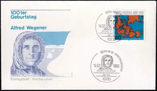 BERLIN 1980 Mi-Nr. 616 FDC