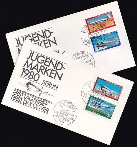 BERLIN 1980 Mi-Nr. 617/20 FDC