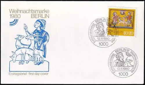 BERLIN 1980 Mi-Nr. 633 FDC