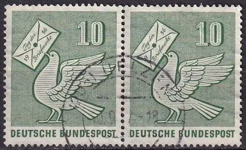 DEUTSCHLAND 1956 Mi-Nr. 247 waagerechtes Paar o used