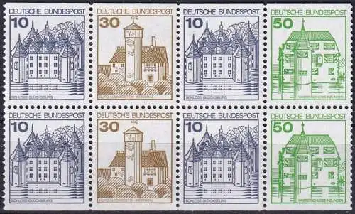 DEUTSCHLAND 1980 Mi-Nr. HBL 27 aus MH 22 ** MNH