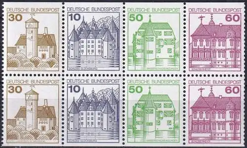 DEUTSCHLAND 1980 Mi-Nr. HBL 28 aus MH 23 ** MNH