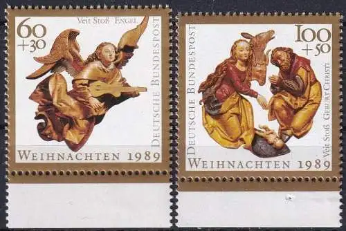 DEUTSCHLAND 1989 Mi-Nr. 1442/43 ** MNH