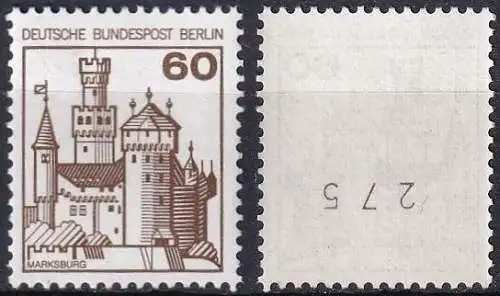 BERLIN 1977 Mi-Nr. 537 R ** MNH